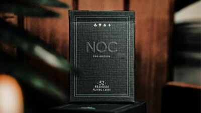 NOC Pro 2021 (Jet Black) Playing Cards, A Great Gift for Poker Players