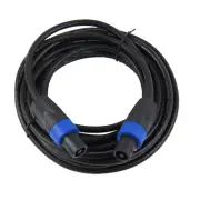25ft Speakon to Speakon Cable 12 Gauge AWG Wire Pro AMP to Audio Speaker Cable