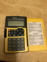 Project Planner Calculator By Sentry New Out Of Package, Has Plastic Pull Tab