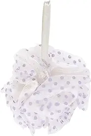 GRADENEVE Travel Bath Ball Dots Large Bath Flower Shower Sponge Body Scrubber Set