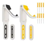 Wall Mount Foldable Bicycle Hanger Storage Holder for Road Mountain Bike + Screw