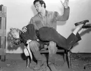 The Adventures Of Jim Bowie 1956 With Jeanne Moody Scott Forbes OLD TV PHOTO 2