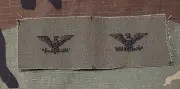 US Army COL/O6 Rank BDU Sew-On Colonel OD OG-507