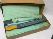 11 Ira Freeman Ft Edward Ny Honing Razor Strop NOS in Display Box Papers Vtg Old