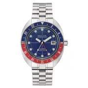 Bulova Oceanographer GMT Watch Blue Dial 41mm Pepsi