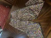 NASTY GAL Sequin Multicolor Party Pants Womens Sz 8