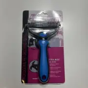 Dematting Comb Grooming Tool 2 Sided Rake Cats & Dogs Safe NEW