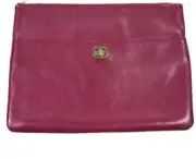 COACH Clutch iPad Case/ Clutch Leather Deep Port. ** Missing Wrist Strap NWT
