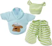 Kisangel 10 Doll Clothes Set for Dolls Stylish Overall Shorts for Playtime for Creative Play
