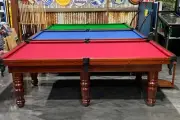 NEW 8ft Slate Pool Snooker Billiard Table Cedar With Burgundy Felt Ballina Area