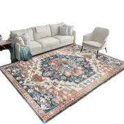 Catzon Vintage Washable Area Rug Stain Resistant Non Slip Carpet for Kitchen-5