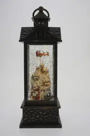Magical Christmas Lantern - Santa Flying Sleigh