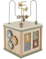 [Little Dutch] Little Farm Wooden Activity Cube
