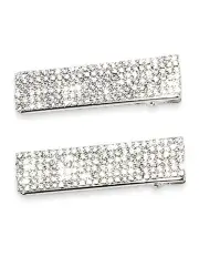 [Morgan & Taylor] London Hair Clip Set in Silver