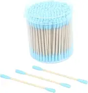 TOVINANNA 200pcs Multifunction Cotton Swabs Baby Care Buds Makeup Tool Double Tips Storage Box for Easy Organization Color