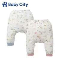 在飛比找momo購物網優惠-【Baby City 娃娃城】天絲初生褲-草原動物(2色)