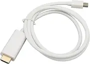 Mini DisplayPort Adapter, Multiple Shielding Function Plug and Play Mini DisplayPort Converter Cable Male to Male Stable Performance for Monitor (#1)