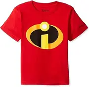 [Disney] Pixar The Incredibles Shirt Boys' Juvenile Logo Icon T-Shirt (Juvy 7)