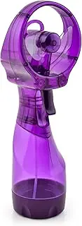 Portable Handheld Mini Mist Fan with Water Spray. Cooling Cold Water Spray Fogging Fan (purple)