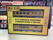 mth railking passenger cars 30-6253 Union Pacific 2-car O-27 Madison Combo/Diner
