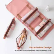 Makeup Travel Bag Detachable Cosmetic Mesh Drawstring Water Resistant Au