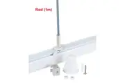 Track Light 3 Circuit 4 Wire Suspen Mount Ezclick Kit White