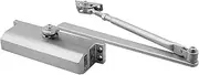 Prime-Line Hydraulic Door Closer, Medium Duty #3, Rack & Pinion Operation, Aluminum Finish, MP4611