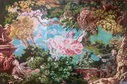 Needlepoint tapestry painted canvas 12.460 - Swing (36"x52") GobelinL