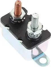 Beatifufu Circuit Breaker Panel Switch 30a Auto Reset Iron Shell 30a Protector Marine Automotive Use