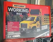 Matchbox Working Rigs Box Set Of 4 GMC Attenuator Grader Cement Truck Crane NIB