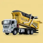 Dump Truck Toy Construction Vehicle Diecast Model Toys Kids Pull Back Toy Car