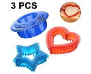 1 set Sandwich Cutter & Sealer,Sandwich cutters for Kids, Sandwich Cut - Combination 1