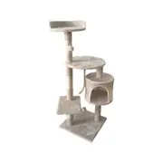 Furtastic 110cm Cat Tree Scratching Post - Beige