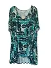 Zim & Zoe Audrey Hi Lo Tunic Women's Plus Size 26/28 Or 4X Stretchy New With Tag
