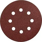 Makita 80 Grit Hook and Loop Punched Sanding Disc, Brown, 125 mm Pad Diameter (Pack of 50)