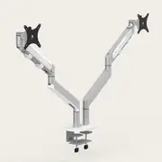 Recess Monitor Arm | Monitor Mount | Ergonomic Office Accessories, Double