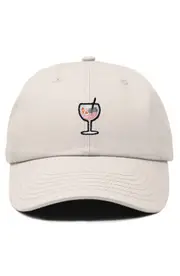 Dalix Spritz Embroidered Everyday Hat in Beige at Nordstrom