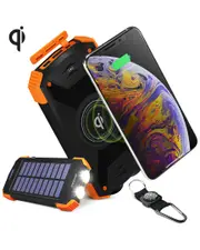 HyperGear Solar 10000Mah Wireless Power Bank