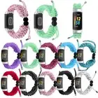 Replacement Strap For Fitbit Charge 6 5 Wristband Adjustable Nylon Braided Band