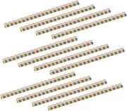 GRADENEVE 12pcs Removable Magnetic Border Trim for Bulletin Board Blackboard Classroom Decor Stylish DIY Decoration for Walls Whiteboards Desks Easy to Install