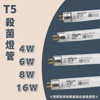 在飛比找蝦皮購物優惠-飛利浦 TUV 6W G6 4W 8W 16W G16 T5