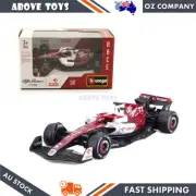 Bburago 1:43 2022 F1 Team Alfa Romeo C42 #77 Bottas Diecast Racing Car Model