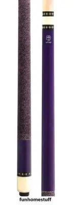 PURPLE MCDERMOTT LUCKY L71 58" BILLIARD POOL TABLE CUE STICK IRISH LINEN WRAP