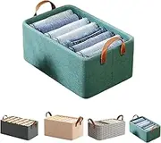 Cation Multi-Functional Folding Wardrobe, Large Cation Clothes Storage Organiser, Ultra Space Clothes Drawer Organizer Closet (Green)
