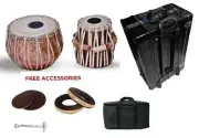 New Classical Hand Percussion Classical Copper Tabla Set With Fiber Hard Case