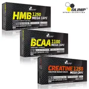 HMB + BCAA + Creatine Monohydrate 90/180 Caps. Muscle Mass Growth Anabolic Pills