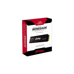 Kingston FURY Renegade 2TB M.2 PCIE 4.0 SSD PS5 含散熱片固態硬碟