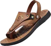[BIAJIAZHUA] Men's Casual Bunion Corrector Beach Sandals,Summer Orthopedic Sandals For Hallux Valgus,Non-Slip Plantar Fasciitis Slippers