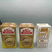 Vintage Kerr 00087 Wide Mouth Canning Jar Caps -24 count + 12 Made in U.S.A