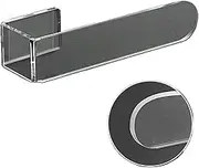 3pc Transparent Acrylic Towel Rod Washroom No Punching Self-Adhesive Towel Rack Multi-Purpose Wall Hanging